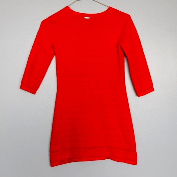 Little Girls Orange Guess Dress - Picture 8 of 9